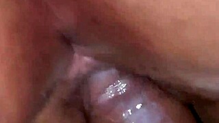 Bold close up of latina's huge wet hairy vagina under miniskirt, ready for fucking and swallow