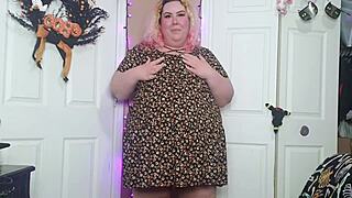 Desperate Bbw Orgasms In Sun Dress