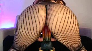 Curvy Woman Rides Huge Cock Hard