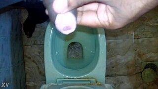 Boy pee black man pissing pee peeing boy urinate!