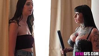 Lesbian Mafia Boss Dominates By Licking And Scissoring Brunette Milf's Wet Pussy In Intense Session!