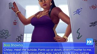 Trainer Alexis Starts Strapon Femdom Game