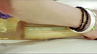 Audrey Hollander fucks giant dildo!