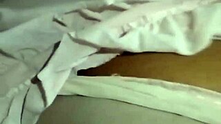 Blonde mature getting handjob and cum on tits