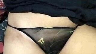 Blonde mature getting handjob and cum on tits