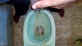 Boy pee black man pissing pee peeing boy urinate!