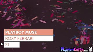 roxy ferrari's bombastic naked body welcoming the new year with a striptease