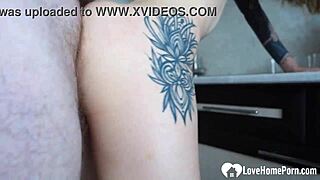 Filthy Step Sis Begs For Swift Kitchen Cock Pounding