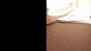 My huge fat clit is so wet and shaved, I love showing it close up with pussy lips.