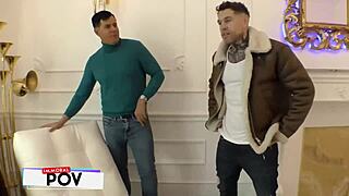 Ukrainian supermodel josephine gets double teamed in new condo