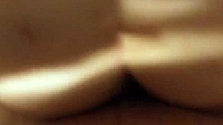 Cum explodes on pawg's face!