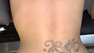 skinny streetwalker observes her on-camera encounter, ending with a facial on her ass.