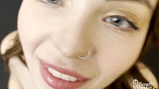 benefit monkey lily bell tempts and ends up chatting with her baby face and blue eyes