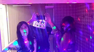 wealthy african couple sex play with tight pussy chinese nanny