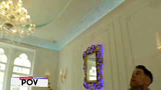 Ukrainian supermodel josephine gets double teamed in new condo