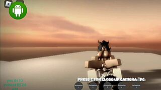 Is this Roblox whore ready to show off her big ass for wild sex?