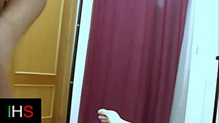 Bold POV scene where sexy mulatto whore gets her shaved pussy and ass intensely fucked with blowjob and cunilingus.