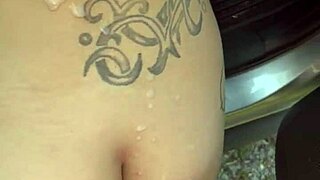 skinny streetwalker observes her on-camera encounter, ending with a facial on her ass.