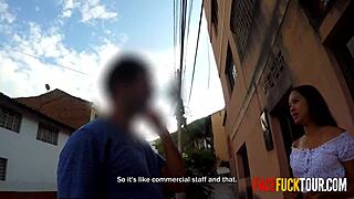 Horny Babe Allows Stranger to Deepthroat Her in Reality