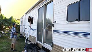 Carolina Sweets Gets Intense Booty Call In Hidden Spot