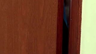 maid gets excited feeling boss's daughter's scent