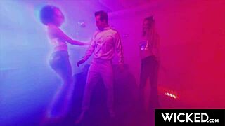 Wicked - Hot Threesome With Blonde & Brunette In Alternate Reality?