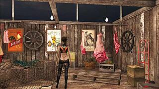 Exploring slutty and tease fashion in fallout 4 for fun.