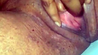 Her Wet Pussy And Ass Spread Wide With Big Clit On Legs