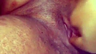 Her Wet Pussy And Ass Spread Wide With Big Clit On Legs