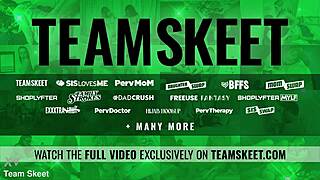 she's bent over getting her pussy licked and deepthroat blowjob with gagging