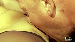 Busty brunette licks boobs in stockings blowjob cowgirl oral muff diving