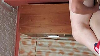 Anal Fucking Hairless Pussy Of Horny Neighbor.