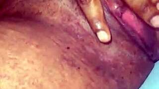 Her Wet Pussy And Ass Spread Wide With Big Clit On Legs