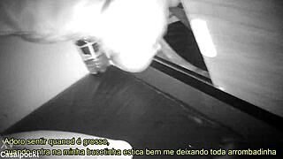 i visit the glory hole with my friend in the cabin