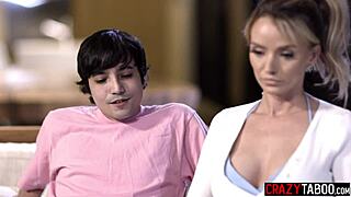 big tits milf stepmom pristine edge fucks big cock stepson and enjoys his hard dick