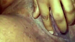 Her Wet Pussy And Ass Spread Wide With Big Clit On Legs