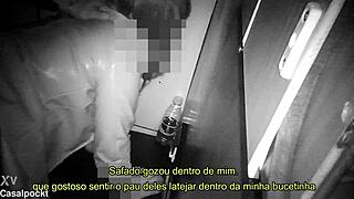 i visit the glory hole with my friend in the cabin