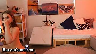 thicc teen 18+ ass riding dildo for strangers