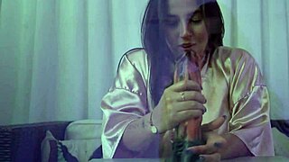 sexy nataly dreaming with huge dildo