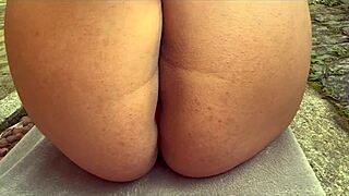 Big-Ass Wife Shows Off In Thong! Monster Ass On Display!