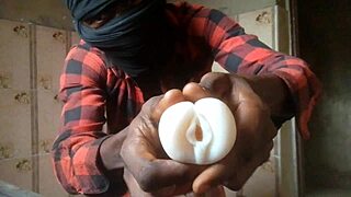 I fucked my silicone toy vaginal when home alone?