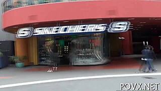 i played a nasty game with aubrey sky and fucked her hard in competition