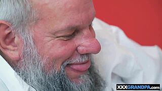 Grandpa Interacts with Hot Latina Teen Frida Sante