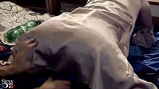 2069 close up french amateur satin black panties black corset brown light satin jacket rubbing panties doggystyle deepthroat rimming sex toys