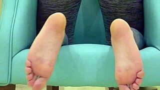 teen babe teases her sugar daddy during workout