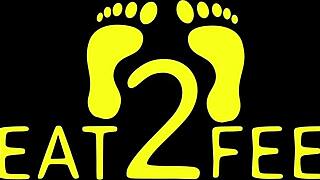 Aria nicole paints her tootsies on beat2feetcom backstage close-up