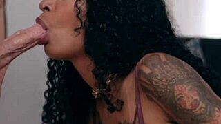 tattoo brazilian amateur slut sucks a dick in her bikini and high heels