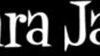 Sara Jay fucks her tight pussy with a glass dildo