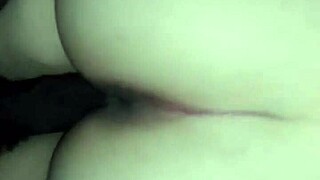 Fucking my fat BBW girlfriend with big black cock