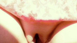 These mature women flash their huge shaved pussies in amateur homemade exhibitionist fun